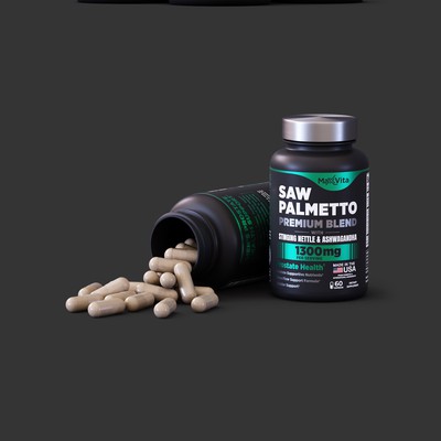 Label Design for a Saw Palmetto Dietary Supplement