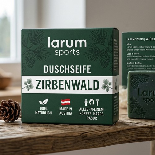 Gift packaging with the title 'Natural Soap Packaging'