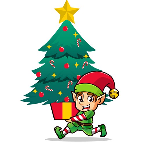 X-mas design with the title 'HolidayTrees'
