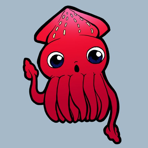 Creature artwork with the title 'Entry for Set your creativity free creating a new character or mascot for asnacks brand'