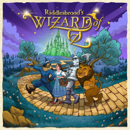 Comics illustration with the title 'Illustration for Riddlesbrood's'