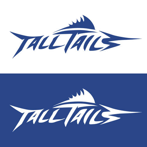 Nautical logo with the title 'TALL TAILS'
