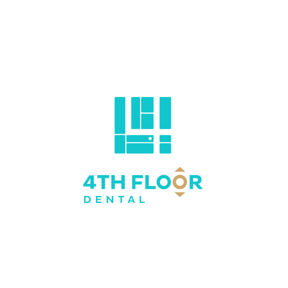 Turquoise brand with the title '4th Floor Dental BIP'