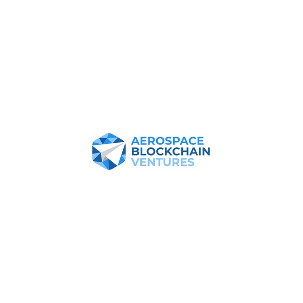 Aerospace logo with the title 'Logo Design for Aerospace Blockchain Ventures'