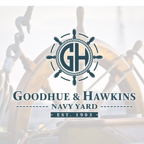 Letter logo with the title 'GH Navigation'