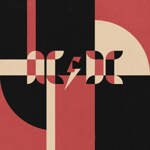 Bauhaus logo with the title 'AC-DC Bauhaus'