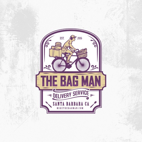 Bike shop logo with the title 'Classic Logo for Delivery Service'