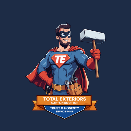 Captain logo with the title 'Captain Rooftop'