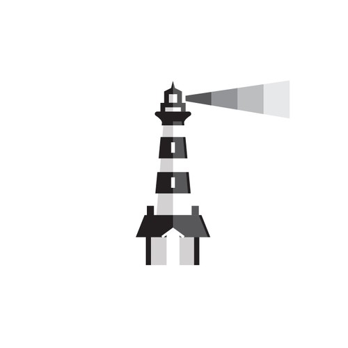 Black brand with the title 'Real Estate Marketing logo '