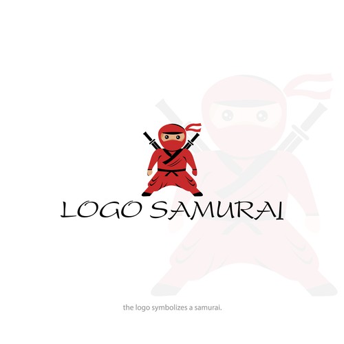 New logo with the title 'Logo concept for samurai'