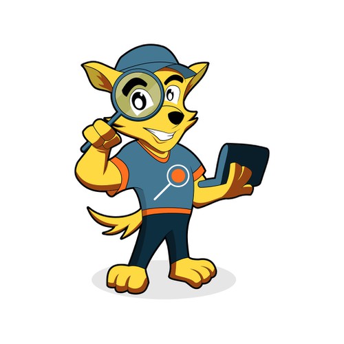 Laptop logo with the title 'Character for Content Analytics'