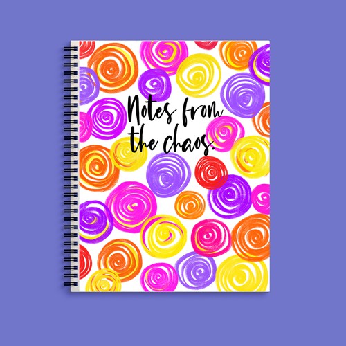 Planner design with the title 'Planner cover design for stationery brand.'