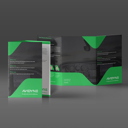 Print design with the title 'Brochure design'