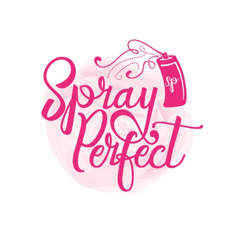 Nail design with the title 'Feminine design for beauty brand'