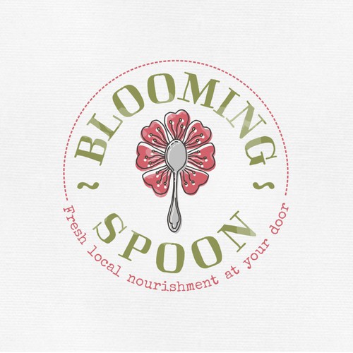 Local design with the title 'Create an beautiful and iconic logo for Blooming Spoon'