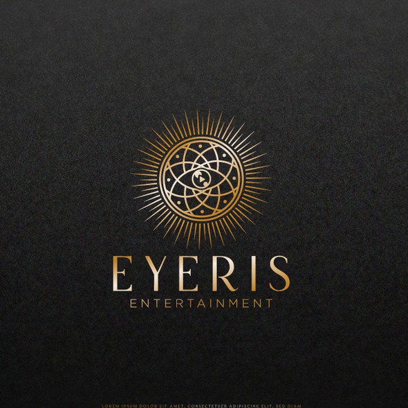 Shiny logo with the title 'Eyeris Logo concept!'