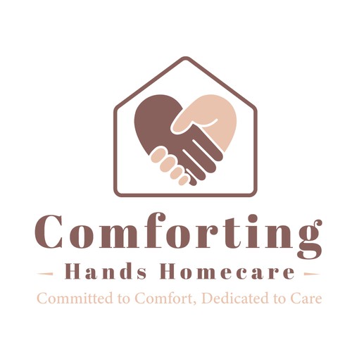 Handshake logo with the title 'Comforting Hands Homecare'
