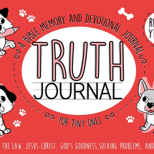 Journal design with the title '"Truth trackers" journal cover (2)'