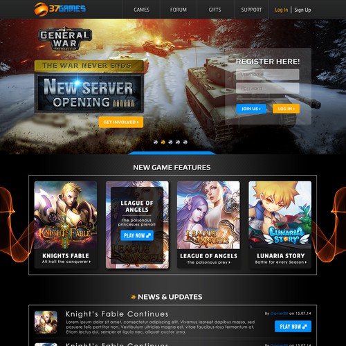 Best Gaming Website Design Inspirations