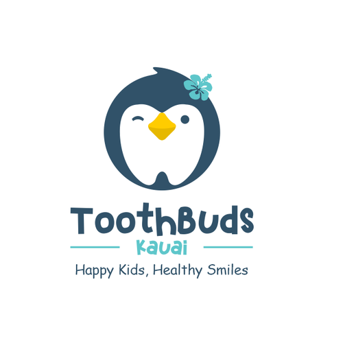 Dental brand with the title 'Toothbuds Kauai Logo'