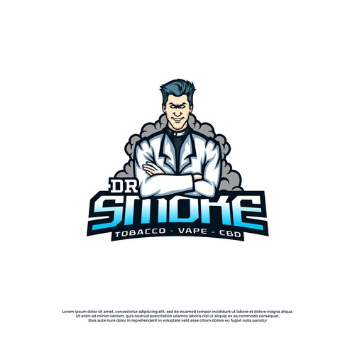 Human figure logo with the title 'Dr. Smoke (Declined)'