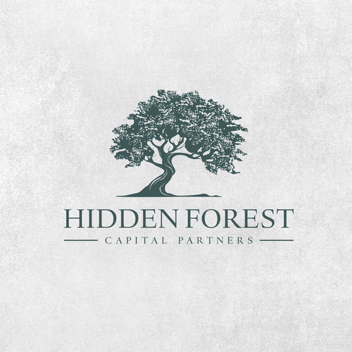Capital logo with the title 'hidden forest'