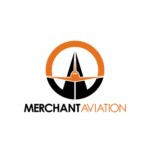 Aviation logo with the title 'merchant aviation'