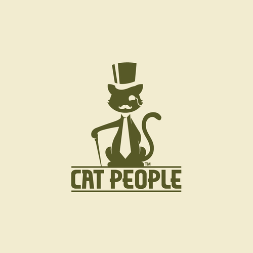 People logo with the title 'Cat People Logo'