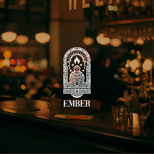 Culinary logo with the title 'Ember Logo Design'