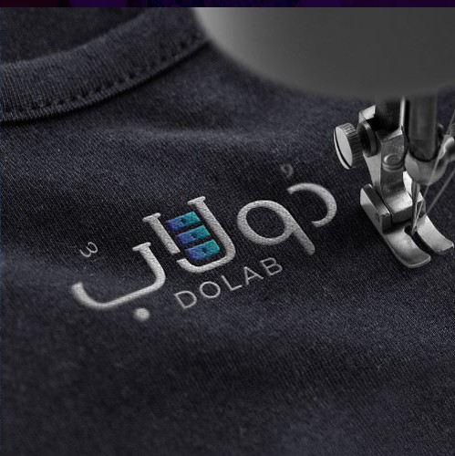 Arabic logo with the title 'Dolab'