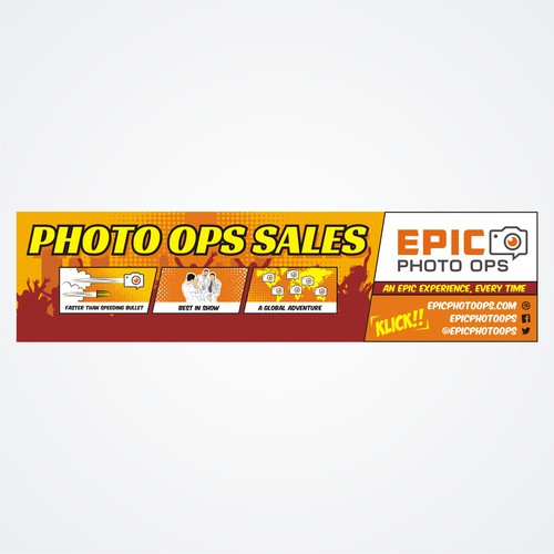 Epic design with the title 'photo ops sales'