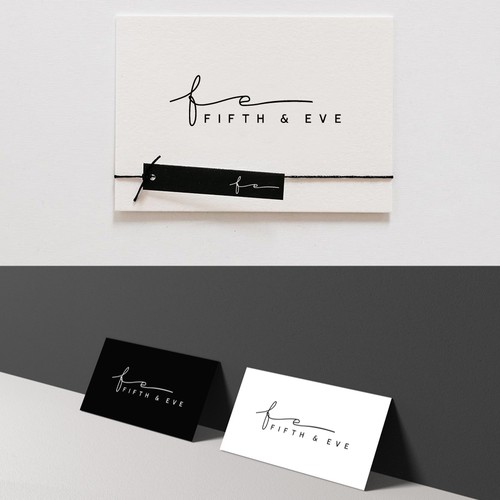 Accessories logo with the title 'Fifth & Eve - Logo design'