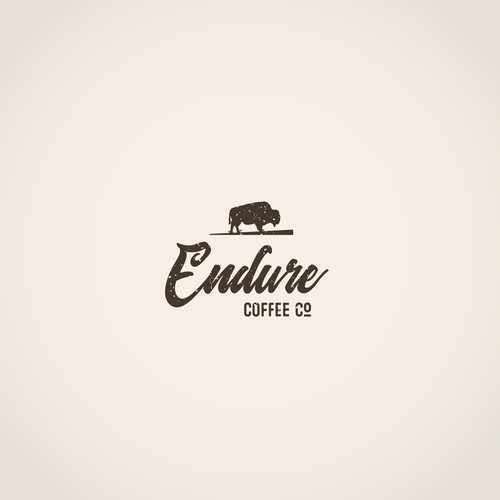Grain logo with the title 'Coffee logo concept'