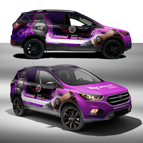 Gear design with the title 'Samsung Gear S3 Promo Wrap'