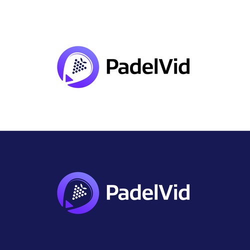 Paddle design with the title 'Logo for Padel sport'