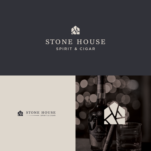 Spirit logo with the title 'Stone House Spirit & Cigar'