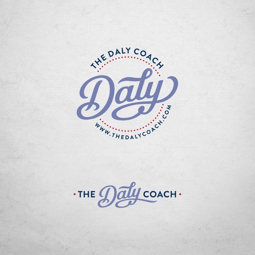 Circle design with the title 'Custom lettering logo for franchise and business consultant'