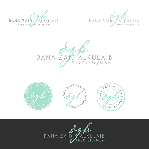Blogger design with the title 'Logo concept for life couch Dana Zaid AlKulaib'