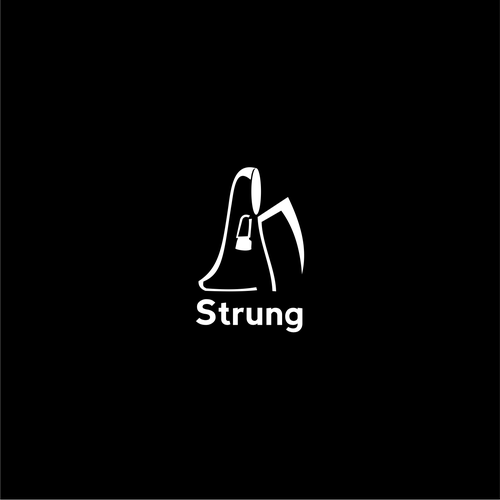 Death logo with the title 'Strung'