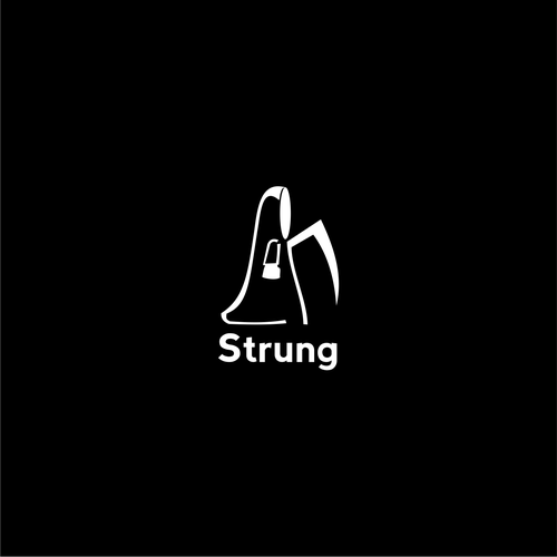 Horror logo with the title 'Strung'