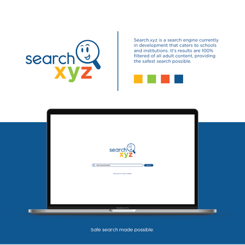 Browser logo with the title 'Search.xyz Search Engine'