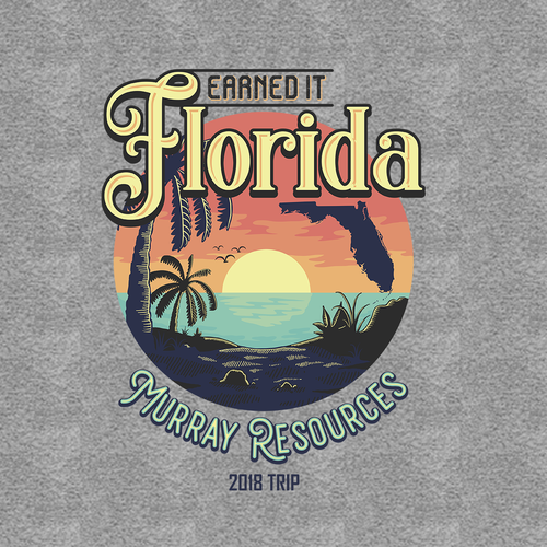 Chill design with the title 'Florida Beach'