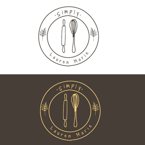 Gluten-free logo with the title 'Logo concept for hand-made granola'