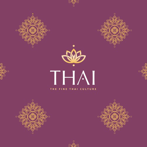 Asian brand with the title 'Thai Center Logo'