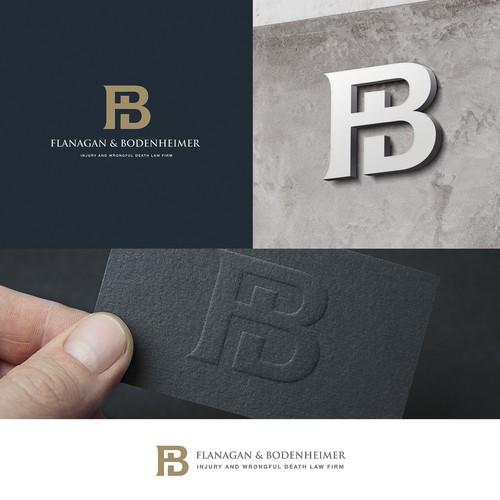 Typographic logo with the title 'FB Logo'