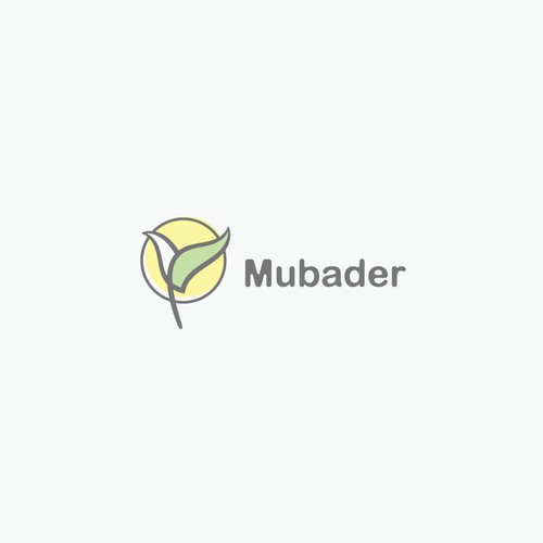 Dove logo with the title 'Logo for Mubader Company'