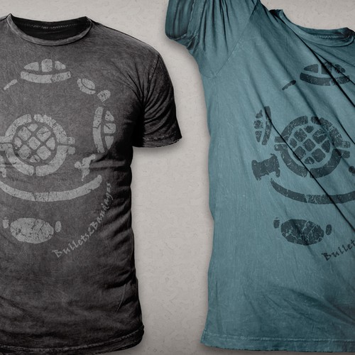 Military t-shirt with the title 'B2B'