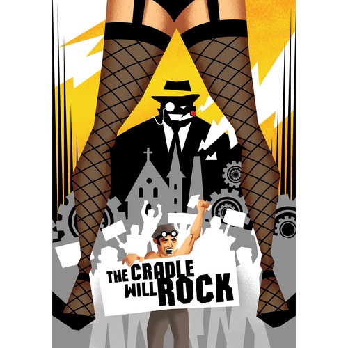 Music artwork with the title 'Poster illustration for Opera '