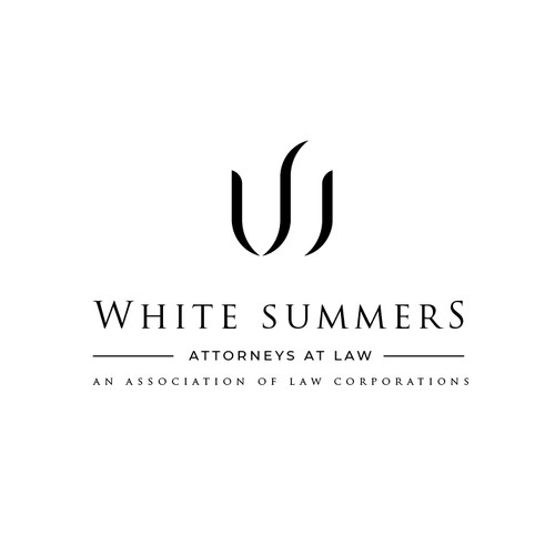 Lawyer logo with the title 'Initial Logo W+S'
