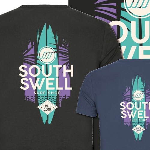 Surfing t-shirt with the title 'Surf Shop Lifestyle'